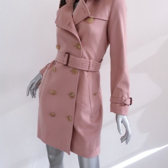 Burberry Kensington Cashmere Trench Coat - Picture 4 of 6